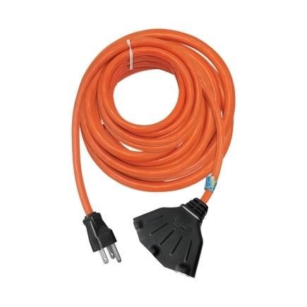 HD 50ft 3-Outlet Extension Cord, 12 Gauge Outdoor