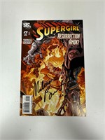 Autograph COA Supergirl #29 Comics