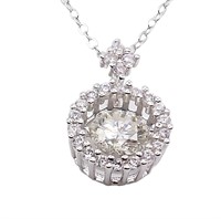 925S 1.0ct Moissanite Diamond Necklace