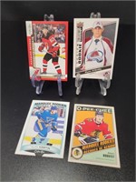 Rookie hockey cards