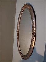 Oval Decorative Wall Mirror- 45l x 24w