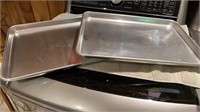 Ice bucket and 2 bakers and chefs cookie sheets