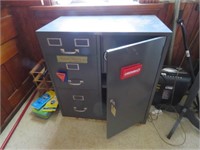 FILE CABINET - 2 DRAWERS, SAFE - BRING HELP TO