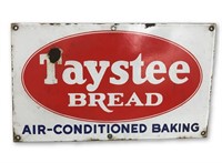 Porcelain Taystee Bread sign!