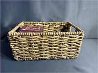 Basket With Decorative Box, Trinket Boxes