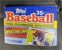 FACTORY SEALED 1989 TOPPS STICKERS