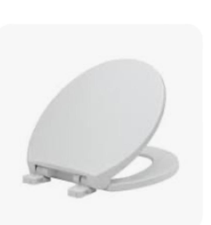 White Round Close Toilet Seat