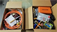 2 boxes of assorted tools