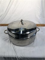 12" Stainless Steel Roast Pot