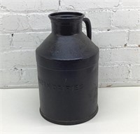 14" Metal Southern dairies milk jug