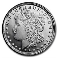 1/4 Oz Silver Round - Morgan Dollar Design