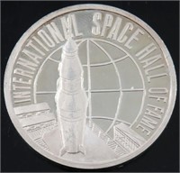 1976 INTERNATIONAL SPACE HALL OF FAME 1 OZ 999 FS