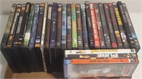 Box of 28 Assorted DVDs