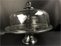 Glass Dome Covered Cake / Serving Plate