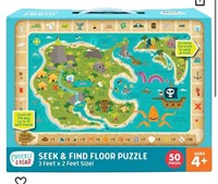 Seek and find 50 pc floor puzzle