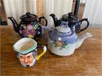 China Teapots & Toby Mug