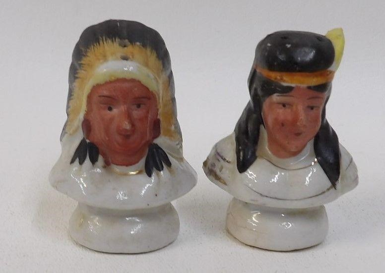 Vintage Native American Indian Busts