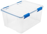 (READ) WEATHERPRO 44 Quart Stackable Storage Box