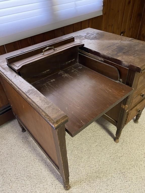 Antique Writers Desk w/ Hidden Tray