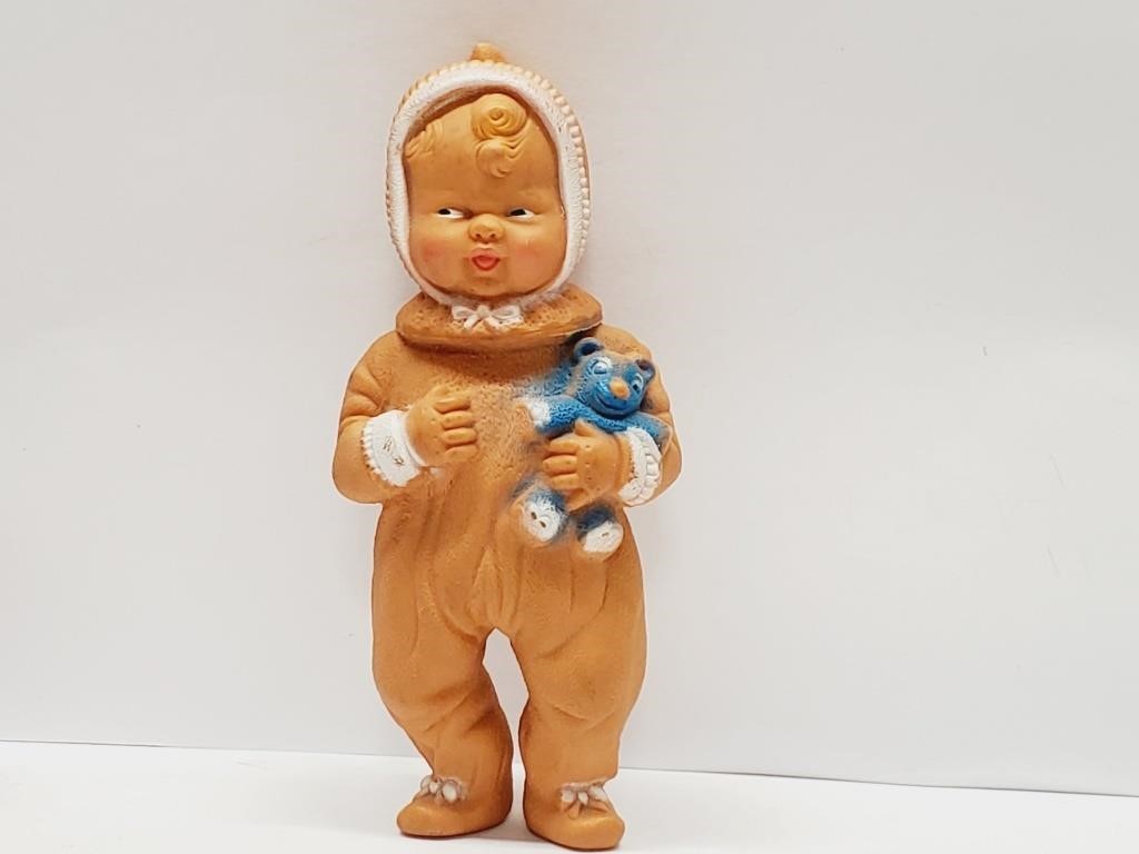 Vintage 1960's  Rubber Squeeky Doll by Jemlee