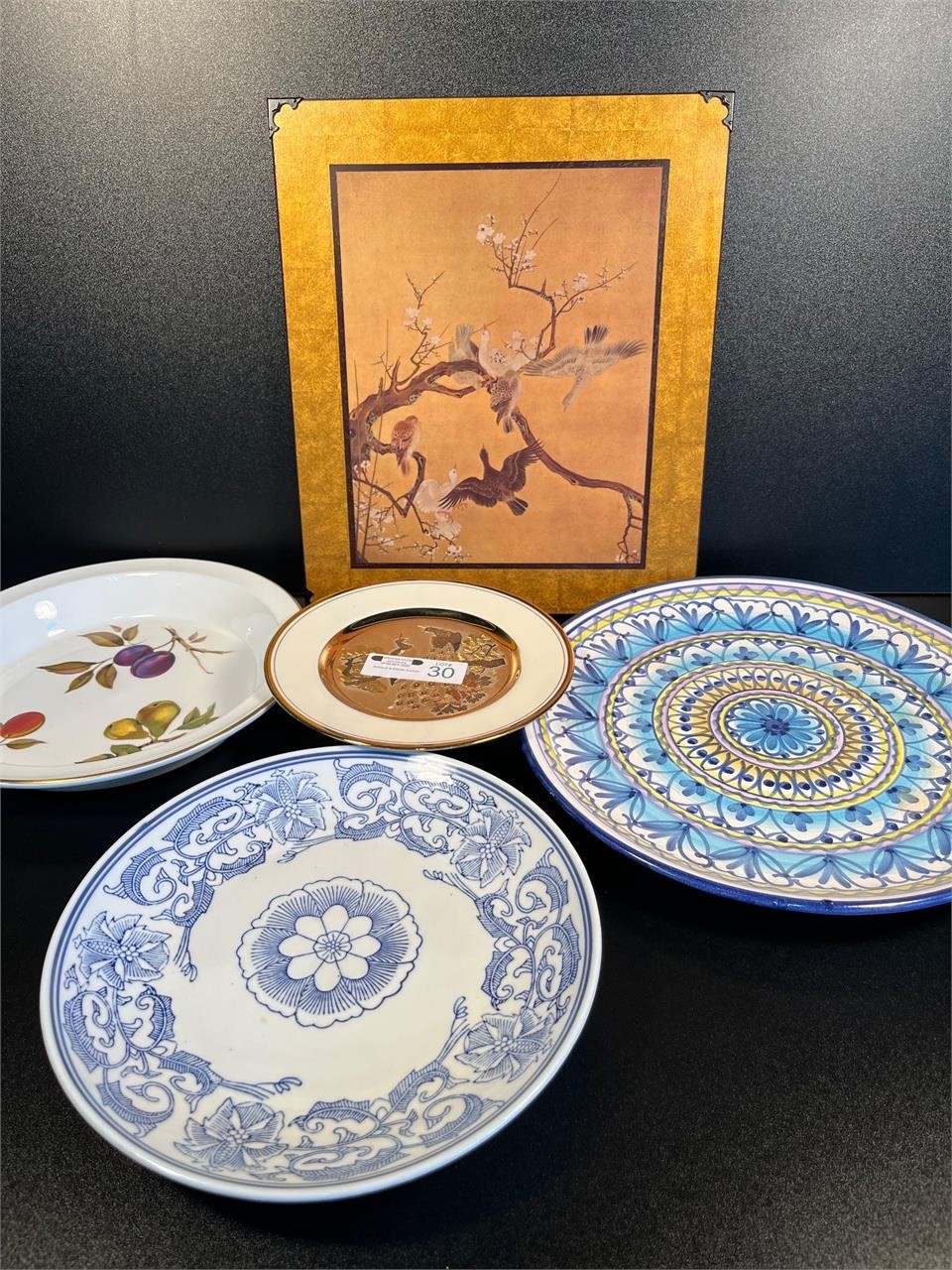 Lrg Platters & Plates: Wood & Porcelain