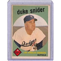 1959 Topps Duke Snider Nice Shape