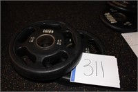 Set of (2) 10LBS INTEK Weight Plates