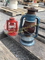 (2) DIETZ OIL LANTERNS