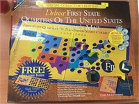 State quarters collector's map
