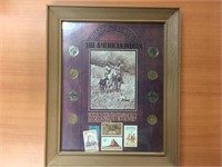 American Indian coin and stamp set