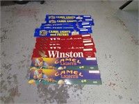 Winston & Camel Vending Machine Advert. Signs-Lot
