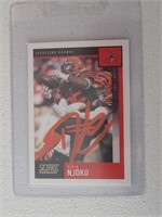 DAVID NJOKU SIGNED AUTOGRAPHED CARD JSA COA