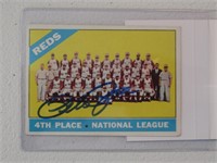 PETE ROSE SIGNED AUTOGRAPHED CARD WITH JSA COA