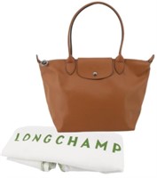 Longchamp Brown Calf Handbag w/ Dustbag