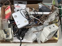 Tray Lot Of Assorted Electrical Parts