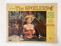 The Spoilers original 1956 vintage lobby card