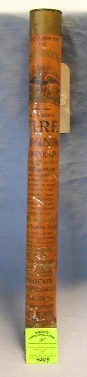 Phoenix antique fire extinguishing compound canist