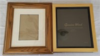 Real Wood 8 x 10 Picture Frames (2)