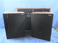4 Panasonic Thruster Speakers