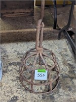 Antique Torch Basket