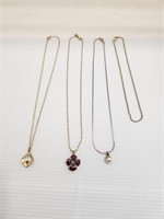 Necklace Lot, Gold