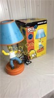 The Simpsons Animated Lamp Homer Talks and Moves
