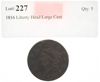 1816 Liberty Head Large Cent