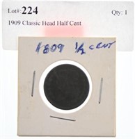 1809 Classic Head Half Cent
