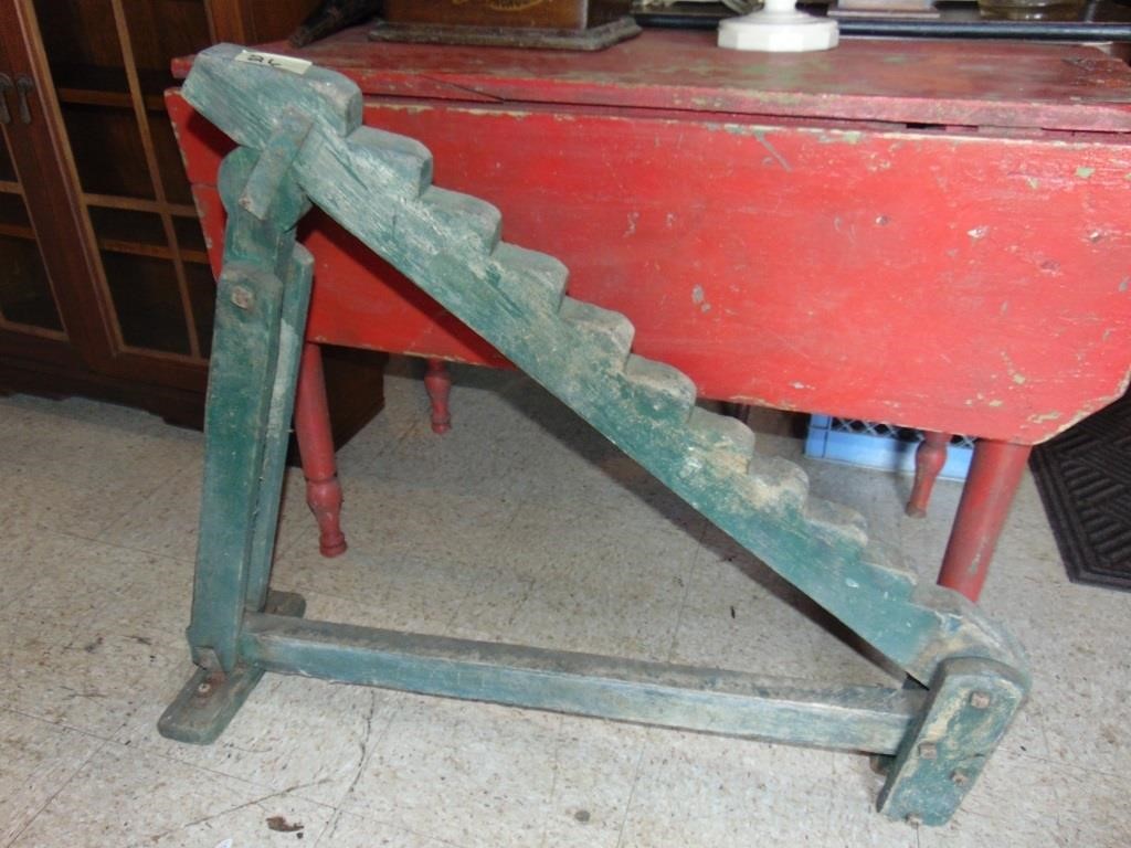 Primitive Wooden Buggy Jack