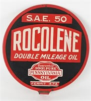 ROCOLENE DOUBLE MILE OIL DST PADDLE SIGN