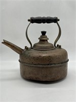 VTG Simplex Solid Copper Tea Kettle Whistler