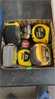 GROUP OF 7 TAPE MEASURES