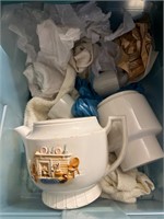 Porcelain, teapot and miscellaneous