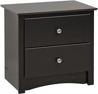 PREPAC Two Drawer Tall Night Stand